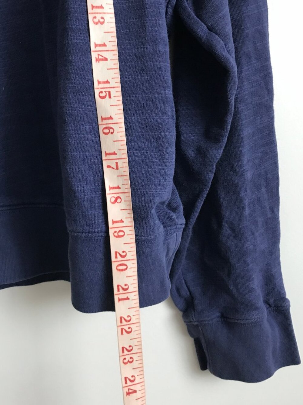 J CREW VINTAGE FLEECE BLUE SWEATSHIRT CREW CREW NECK PULLOVER MEDIUM - Picture 4 of 9